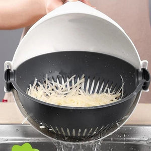 New 9 in 1 Multifunction Magic Rotate Vegetable Cutter