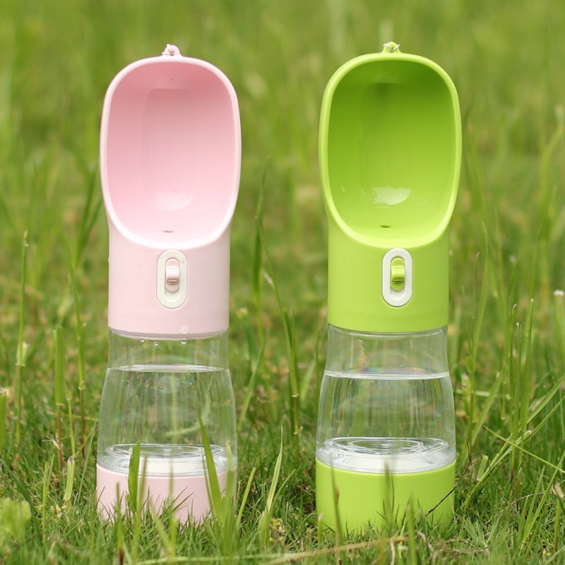 Portable Dog Water Bottle with feeder - Duggido