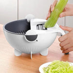 New 9 in 1 Multifunction Magic Rotate Vegetable Cutter